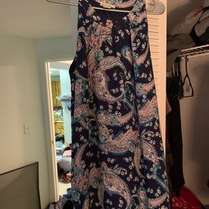 Paisley pattern dress